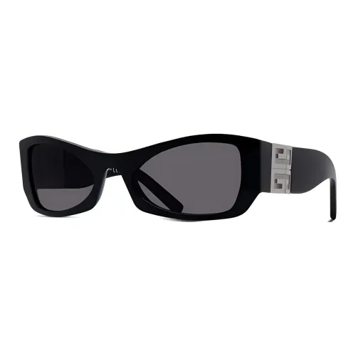 GIVENCHY Acetate Irregular Shape Sunglasses Men's Black