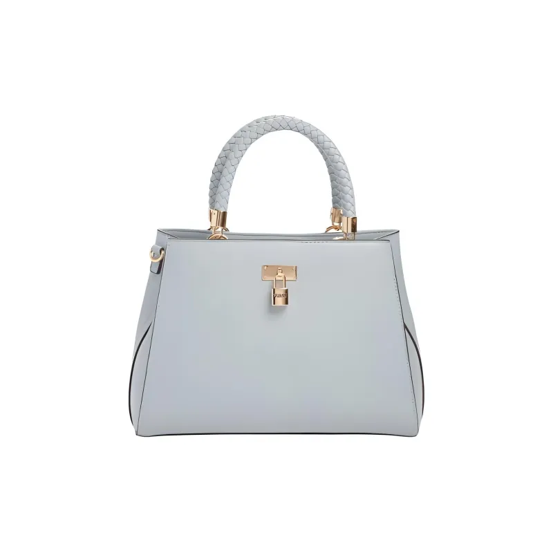 GUESS Faux Leather Tote Bag Shopping Bag Handbag Women's Blue-0
