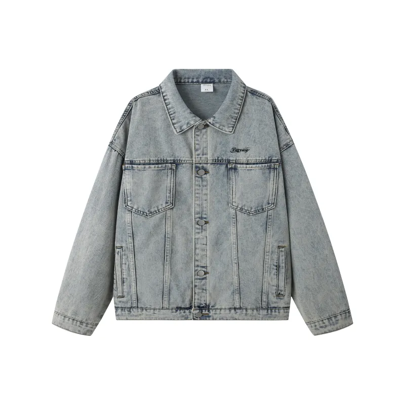 DAREASY Denim Jackets Unisex-7