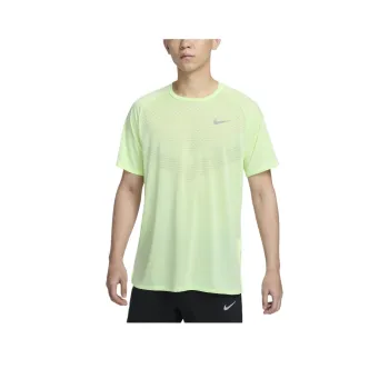 Nike Dri FIT ADV T Shirt Men's Ultra Light Neon Yellow/Reflection Silver