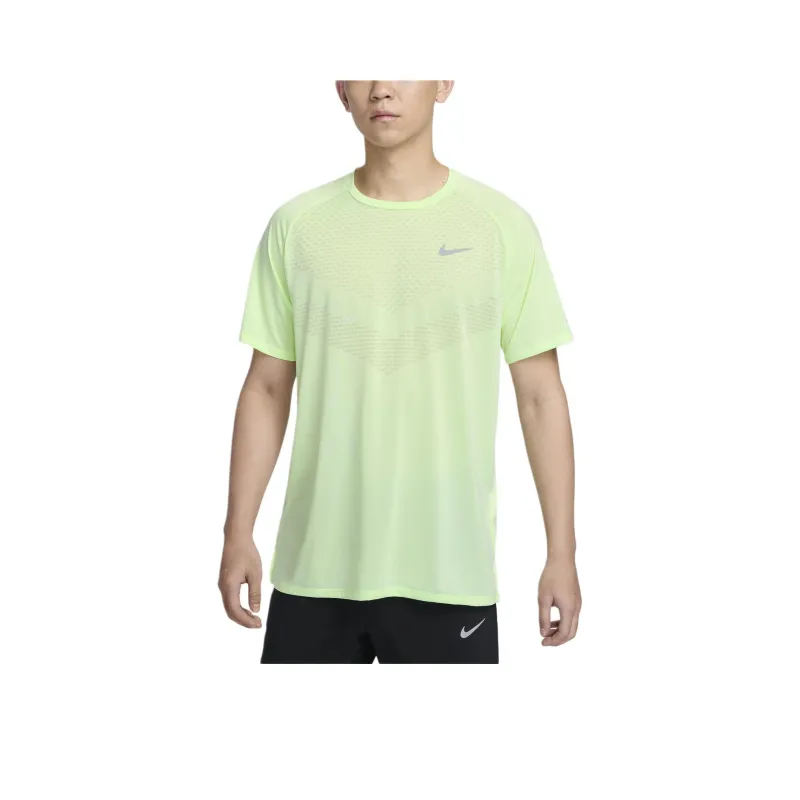 Nike Dri FIT ADV T Shirt Men's Ultra Light Neon Yellow/Reflection Silver-0