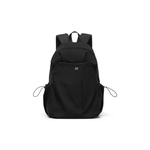KEYSTREET Fabric Backpack Laptop Backpack Tubas Unisex Black/Ecru/Green/Blue/Burgundy