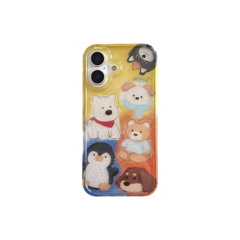 Kona Chun TPU Material Phone Cases Compatibility With 16 Pro Max/15 Pro/14 Pro/13/12/iPhone 15-3