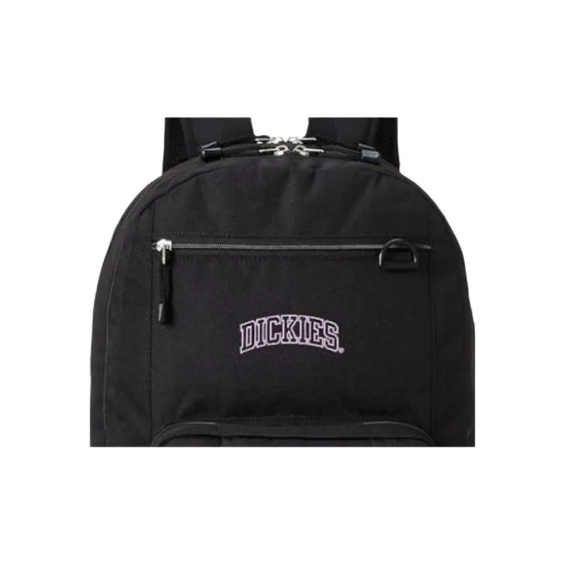 Dickies Polyester Backpack Unisex Black & Purple-2