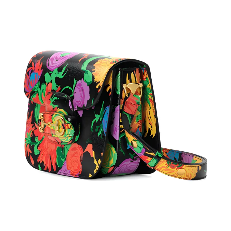 GUCCI Epilogue Series Leather Saddle Bag, Shoulder Bag, Crossbody Bag Small Size Women's-1
