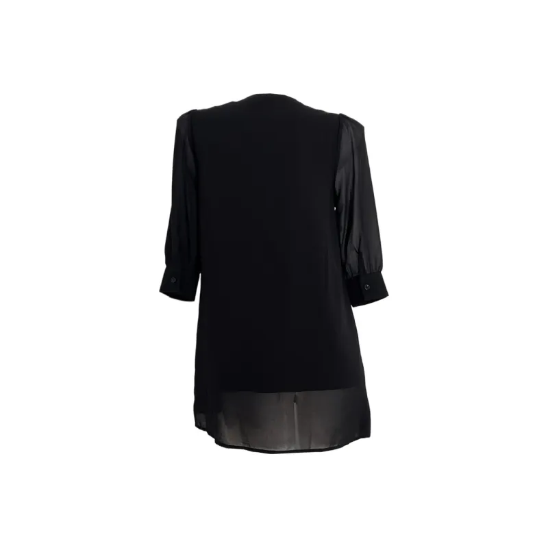 Icicofficial Long Sleeved Dresses Women's Black Dress-1