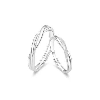 Master Kim Niche Luxury Design Premium Love Anniversary Adjustable Opening Ring Unisex