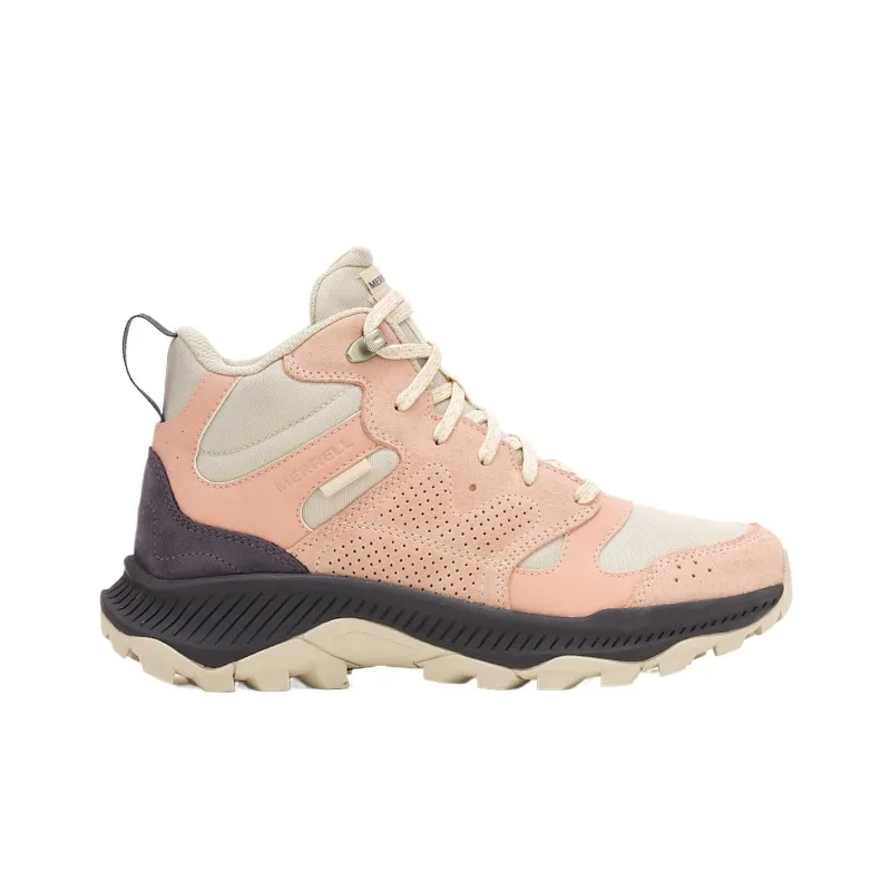 MERRELL Tempo Sol Cushioning Slip Resistant Mid Top Hiking Shoes Women's Pink Salt-1