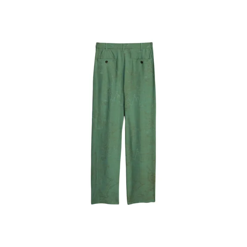 ZARA Casual Pants Men's Lake Green-1