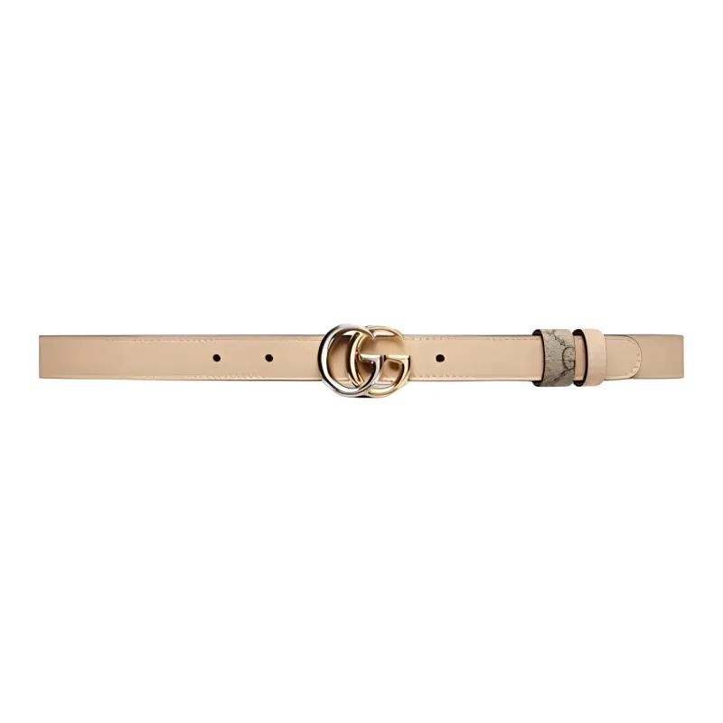GUCCI Gg Marmont Reversible Thin Belt-1