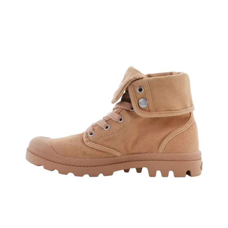 Palladium BAGGY Anti Slip Wear Resistant High Top Casual Shoes Women's Beige-2