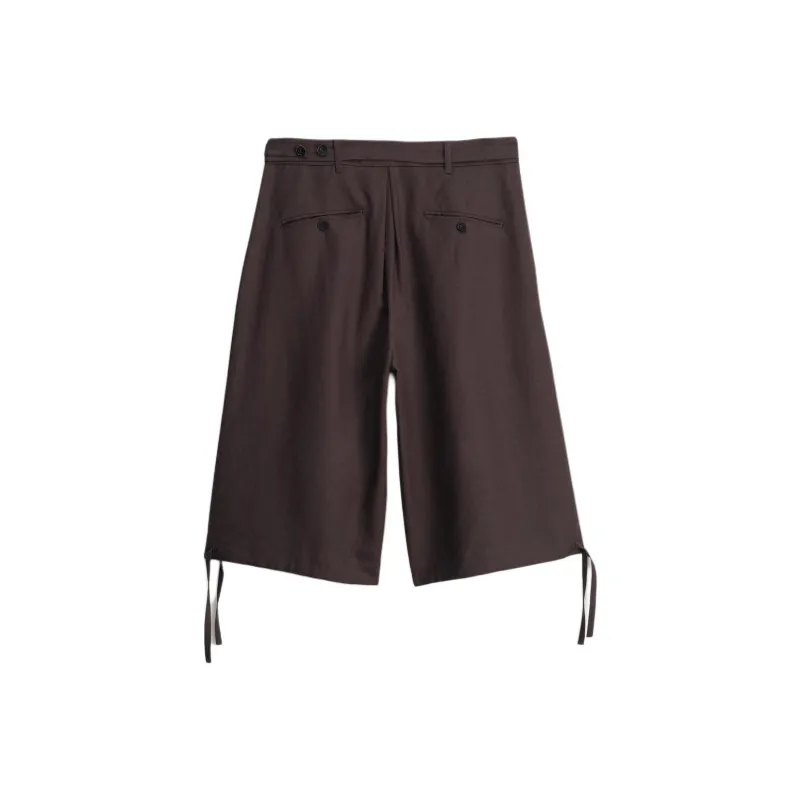 ZARA Casual Shorts Men's Zebra Print Brown-1