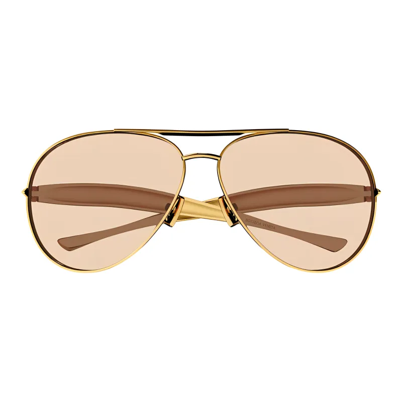 Bottega Veneta Aviator Frame Sunglasses-1