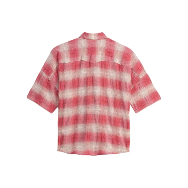 ZARA Shirts Men Red-1