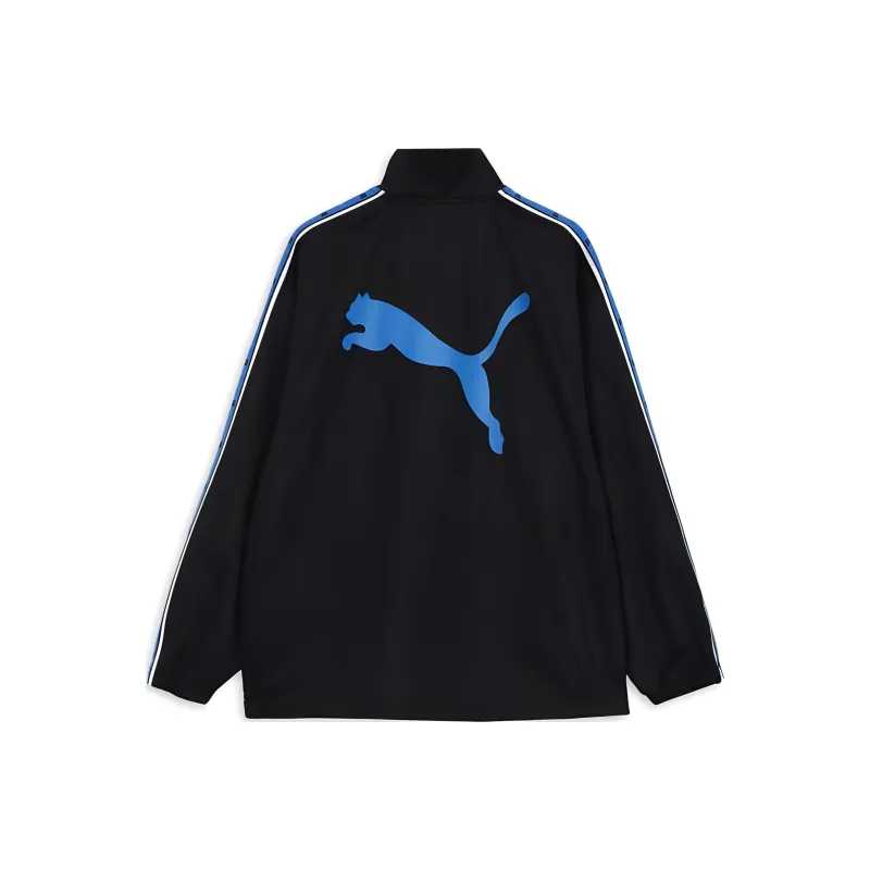 PUMA Knit SHADOW STRIPE Jackets & Coats Men's Black-1