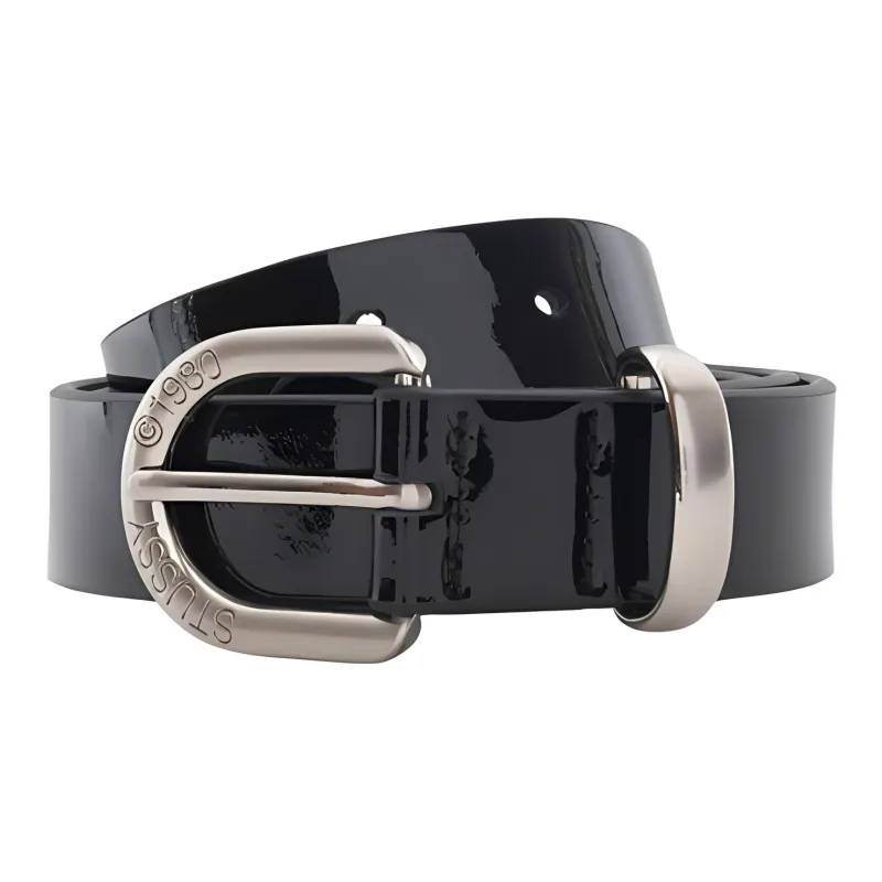 Stussy Patent Leather Belt-0