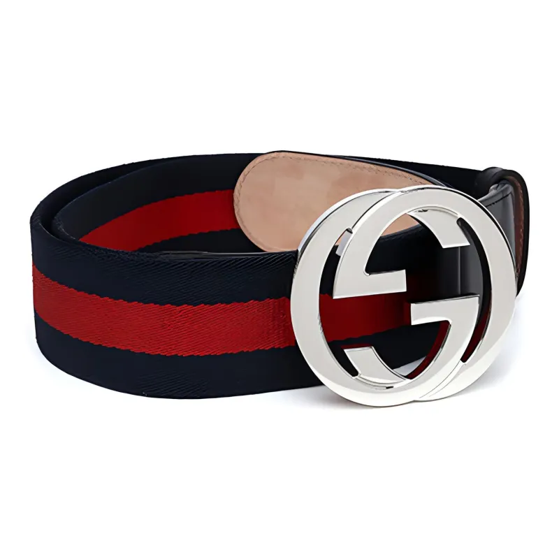 GUCCI Gg Buckle Web Belt-2