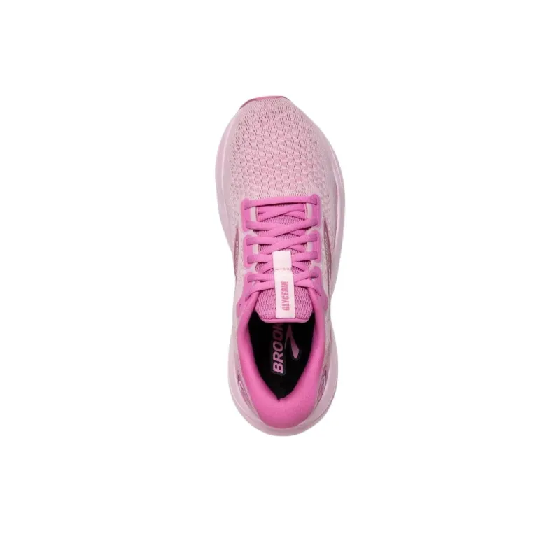 Brooks Glycerin 21 Anti Slip Wear Resistant Low Top Casual Running Shoes Women's Pink-5