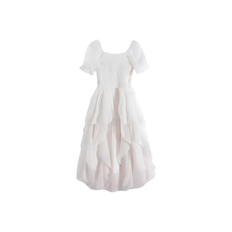 KEAB Short-Sleeved Dresses Women's White-1