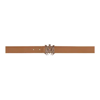 AMIRI Brand Logo Pin Buckle Belt Men's Tawny Width: 4CM