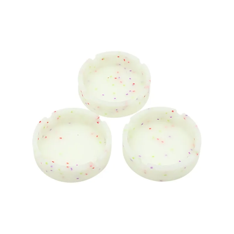 KERPA Multicolor Grain Glow In The Dark Ashtray, Living Room Tea Table Accessories, Small Storage Ornament, One Size-9