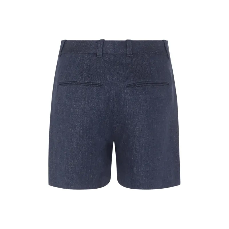 Chloé High Waist Tailored Bermuda Shorts-1