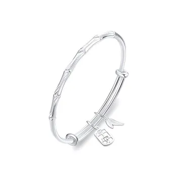 UZIID Sterling Silver Bangles Women's Silver