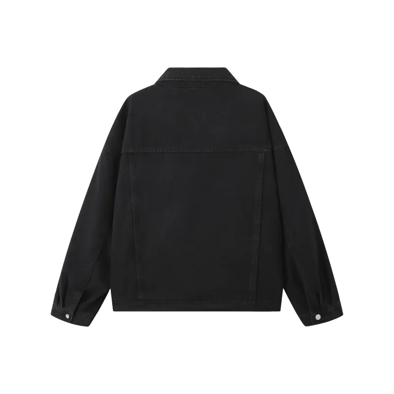 DAREASY Denim Jackets Unisex-1