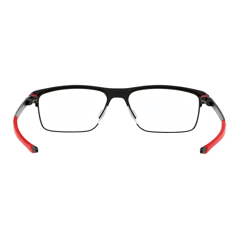 Oakley Titanium Rectangular Eyeglass Frames Unisex Black-2