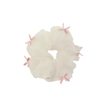 BABYBEI Bowknot Ethereal Girlish Gentle Korean Beige Coffee Hair Accessories Women's