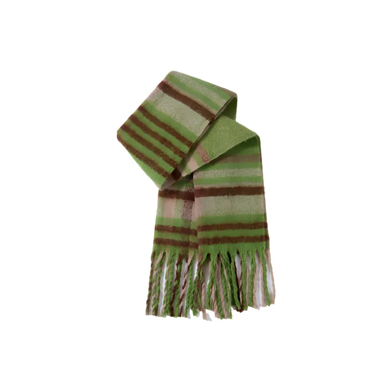 CAMEL Knit Scarves Unisex-2