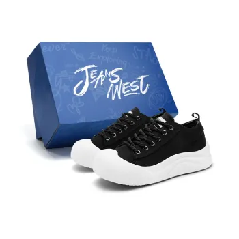 JEANSWEST Trendy Sports New Fashion Big Head Shoes Breathable Low Top Casual Shoes Unisex High End Shoe Box Men's