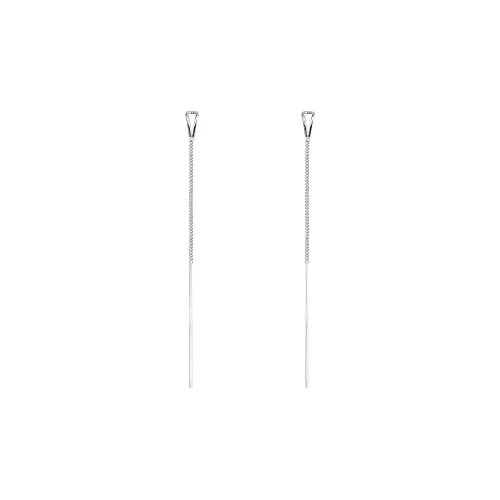 TRVMOE 999 Fine Silver Drop Earrings Women's