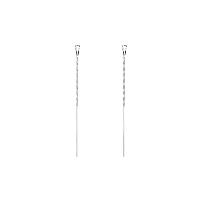 TRVMOE 999 Fine Silver Drop Earrings Women's-0