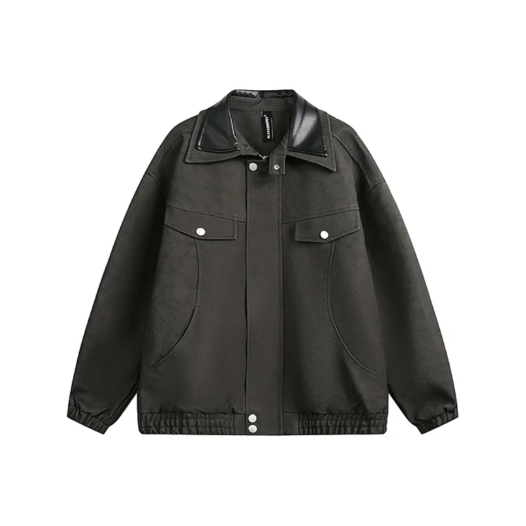 DABAISHA Jackets Coats Unisex Gray-0