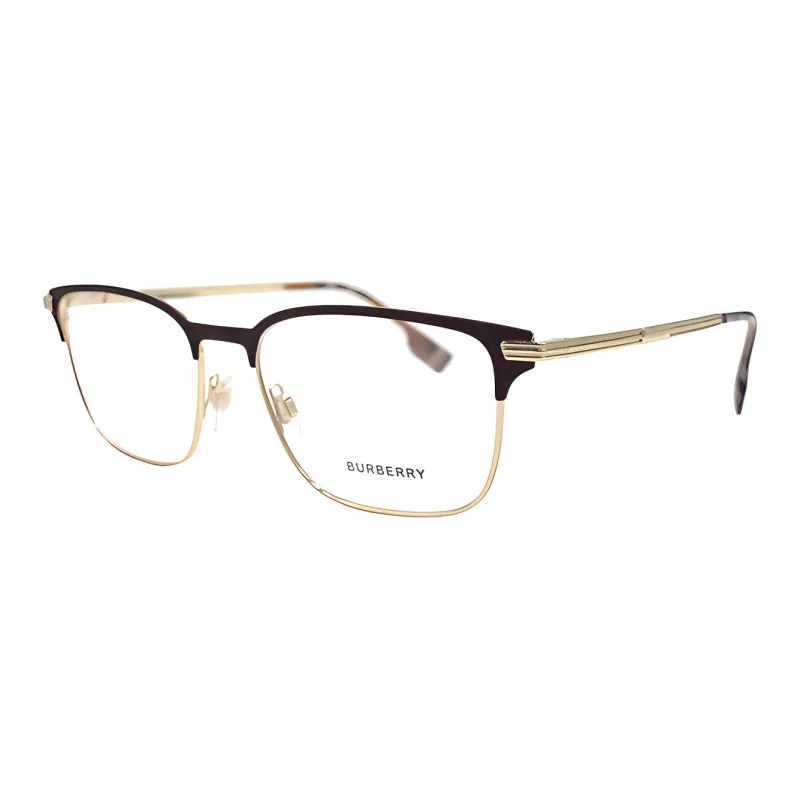 Burberry Eyeglass Frames Men Gold Brown-0