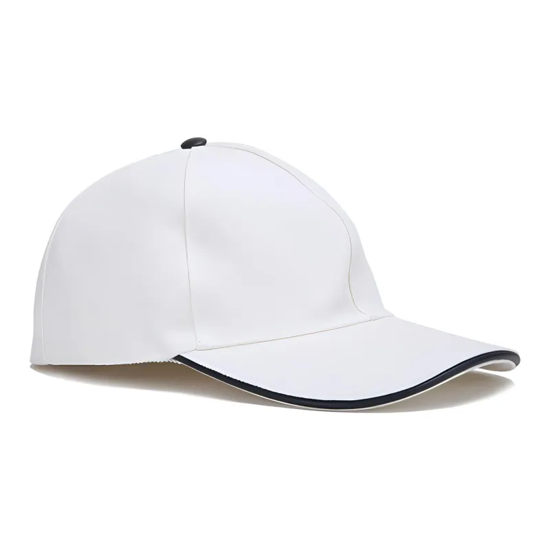 GUCCI GG Cutton Baseball Cap White-3