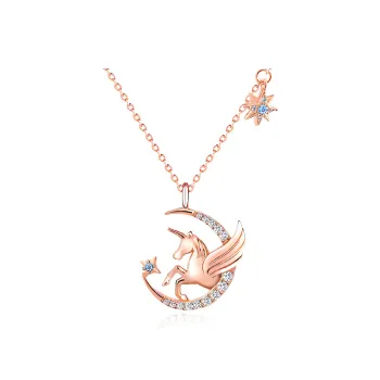 STYLEJING Necklaces Women's Rose Gold