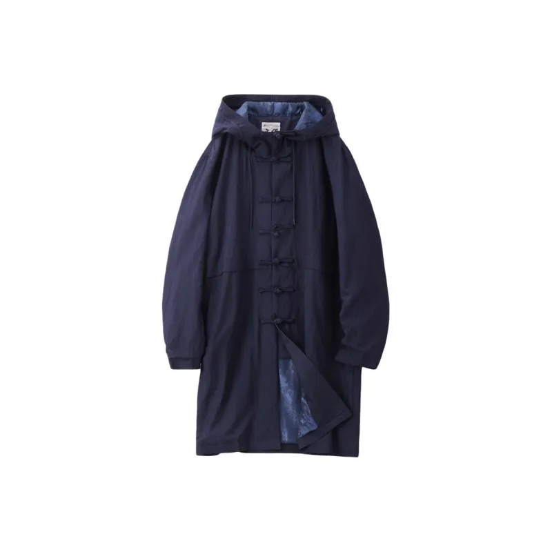 XUANSHENG Jackets Coats Men's Navy Blue-0