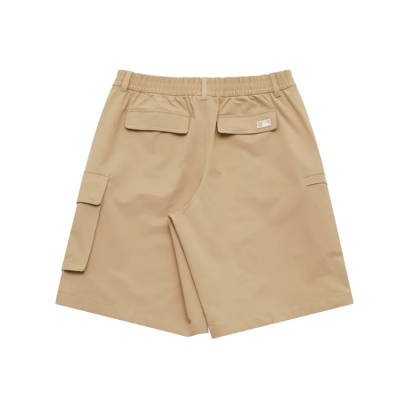 MLB New York Yankees Basic Collection SS25 Casual Shorts Unisex Khaki-1