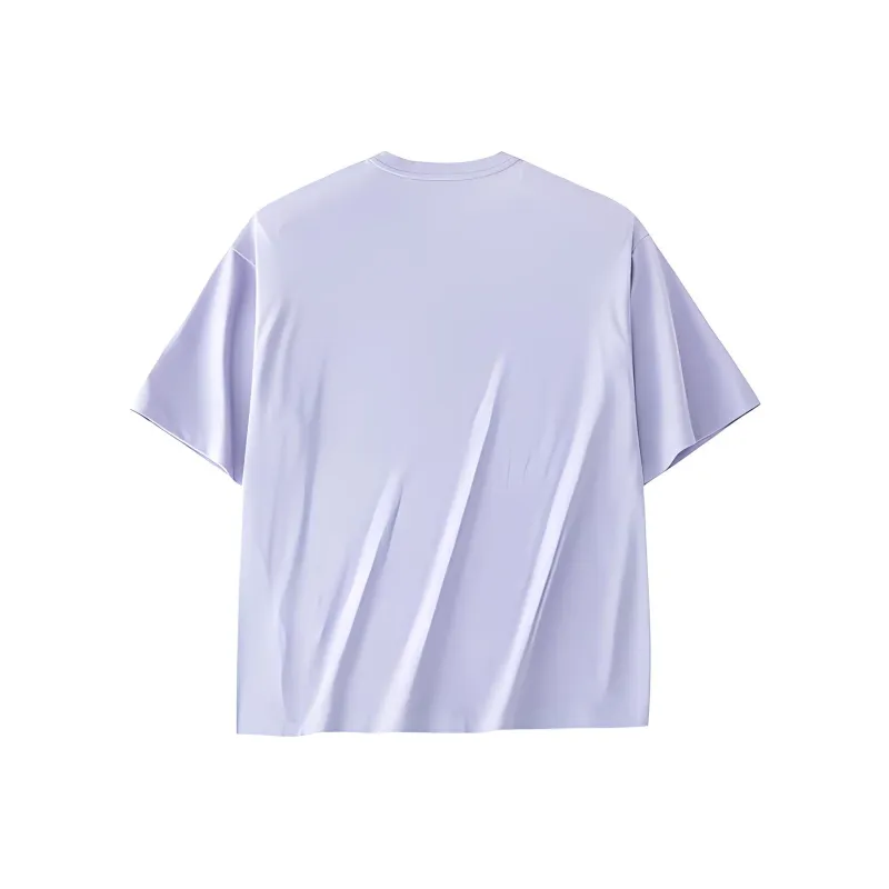 Anta Variety Training Collection Drop Shoulder Sleeve T-Shirt Women's Fairy Bean Purple-1