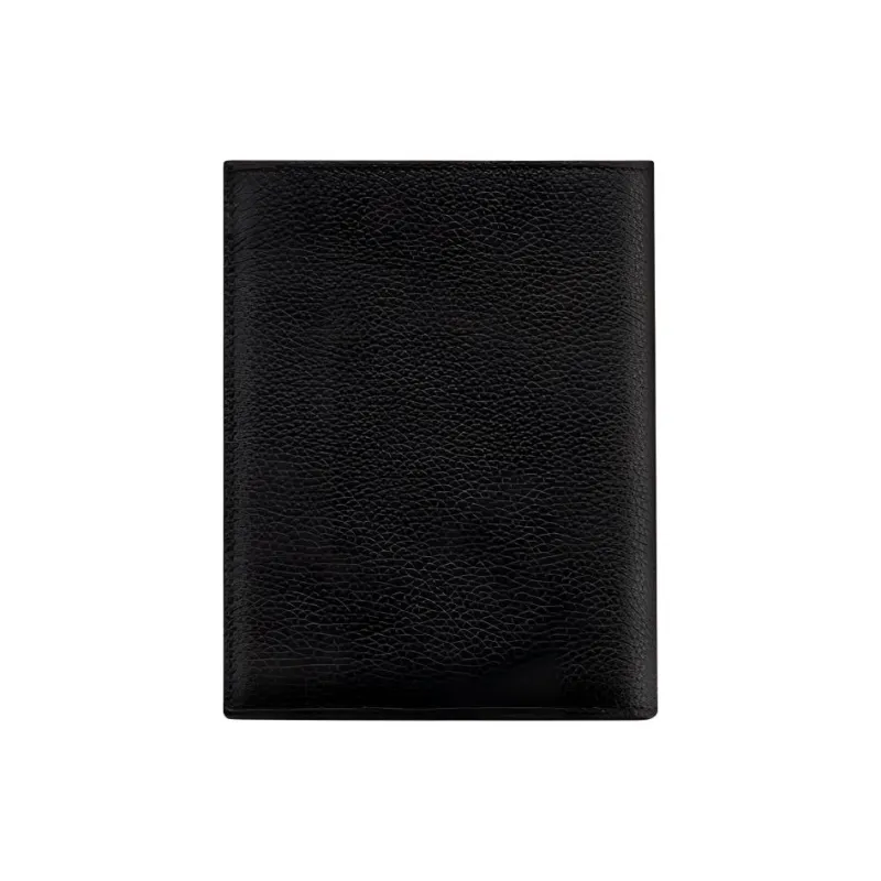 DIOR Cow Leather Passport Holder Men's Black-2