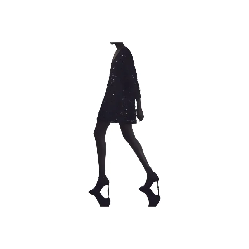 ZARA Long Sleeved Dress Women's Black-2