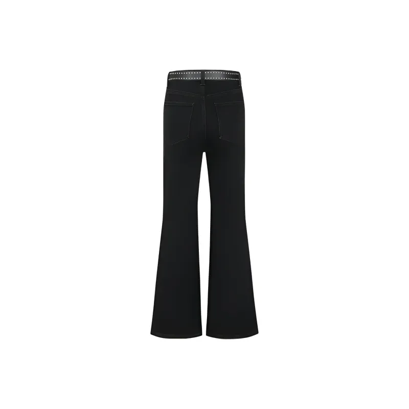 URBAN REVIVO Jeans Women's Jet Black-1
