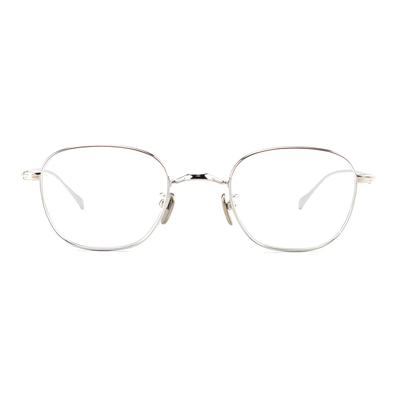MASUNAGA Titanium Irregular Shape Eyeglass Frames Unisex Multicolor-6
