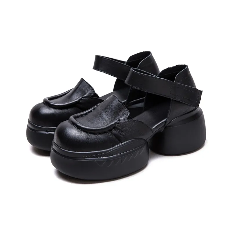 PLO CART Chunky Heel High Heels Women's-2