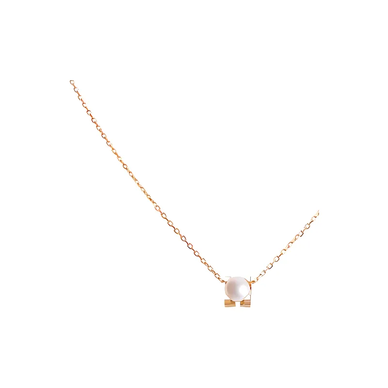 CARTIER 18K Rose Gold Necklaces Unisex Rose Gold-2