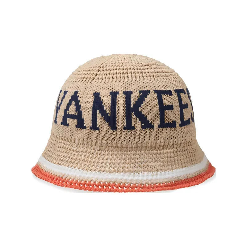MLB Cotton Bucket Hats Unisex Khaki-1