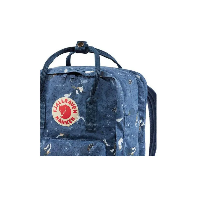 Fjallraven Kanken Cotton With Polyester Laptop Backpack Regular Unisex Blue-2