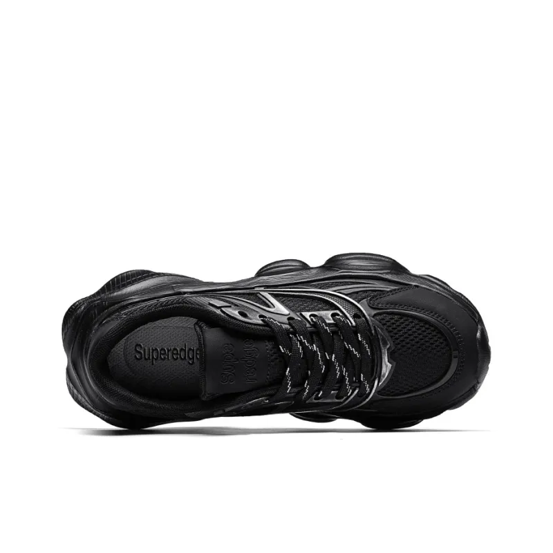 SUPEREDGE Lightweight, Breathable, And Abrasion Resistant Low Top Chunky Sneakers Men's-2